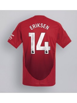 Manchester United Christian Eriksen #14 Domaci Dres 2024-25 Kratak Rukavima